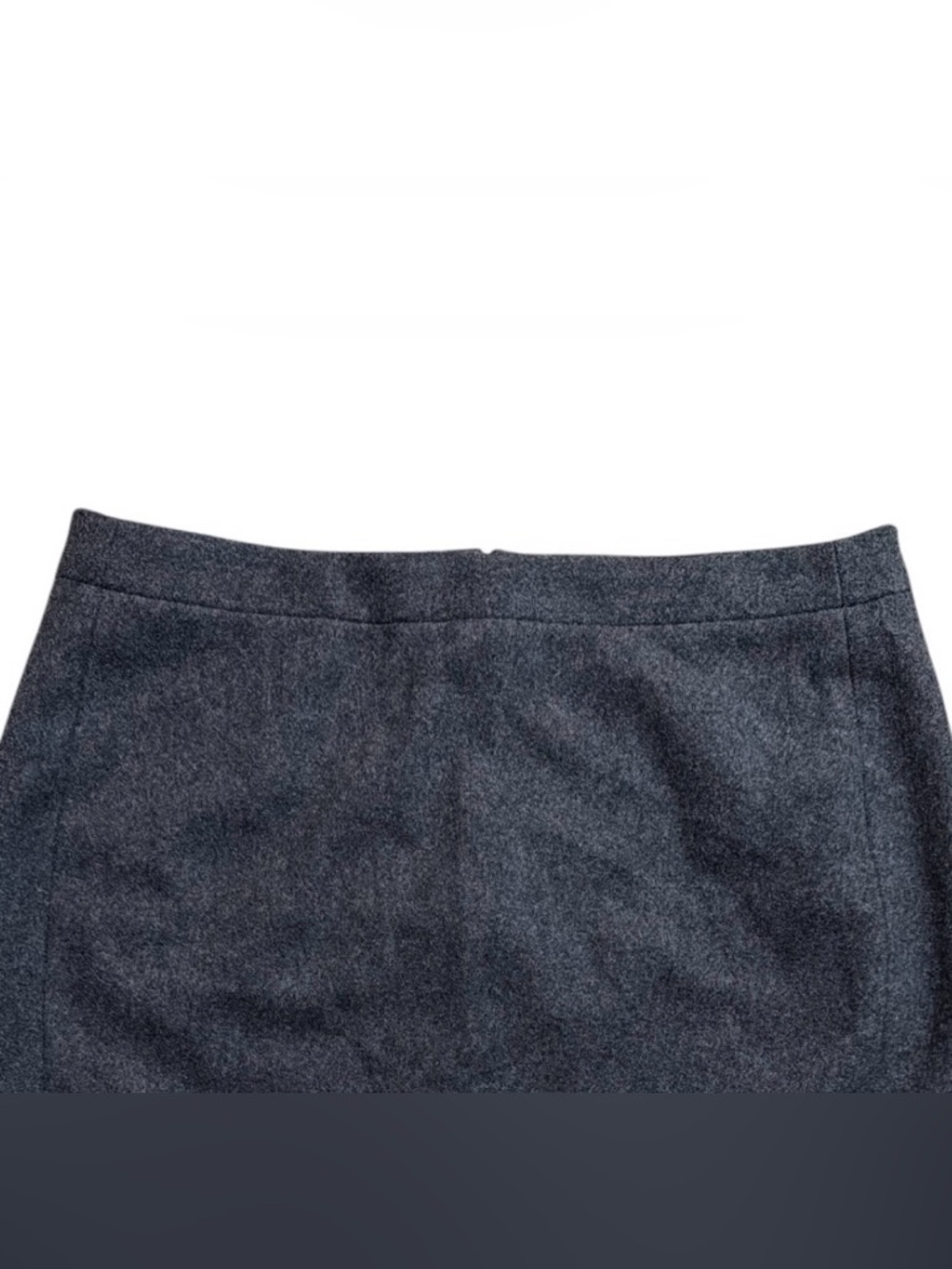 J. Crew Charcoal Gray Wool-Blend Mini Skirt - Picture 3 of 7